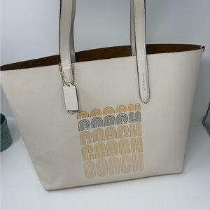 Coach “Highline” tote bag with cross print (no longer sold in stores)